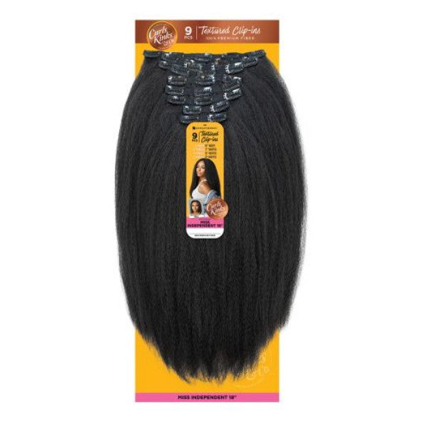 Sensationnel Curls Kinks & Co Textured Clip-Ins - MISS INDEPENDENT 18"