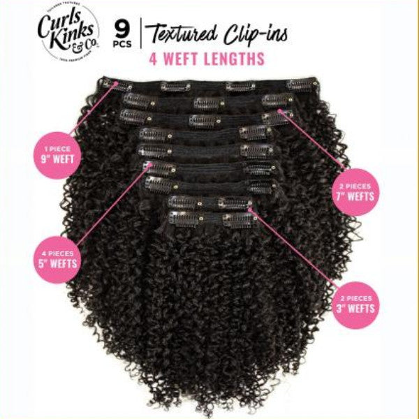 Sensationnel Curls Kinks & Co Textured Clip-In Weave - MOVE MAKER 14"
