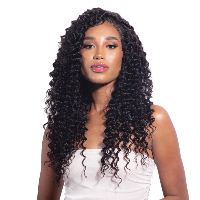 Shake N Go Glossy 100% Virgin Remy Hair HD 4x4 Lace Closure - 4x4 DEEP WAVE 12"