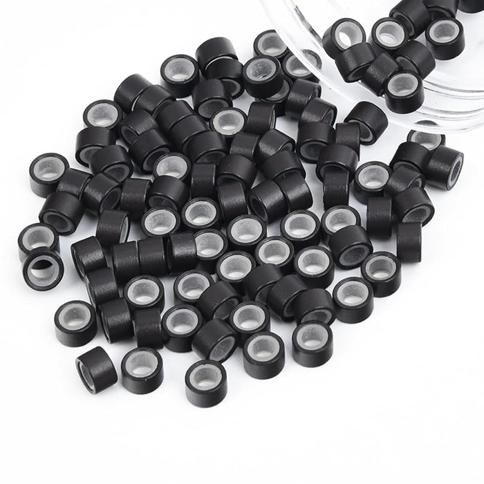 Eve Premium Extension Links - SILICONE TYPE MICRO RINGS 200 PCS (5/3/3 mm)