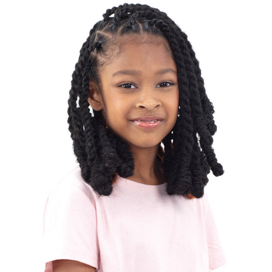 Equal by Shake N Go Crochet Braids 3x Kids Cuban Twist - SOFT & NATURAL 12"