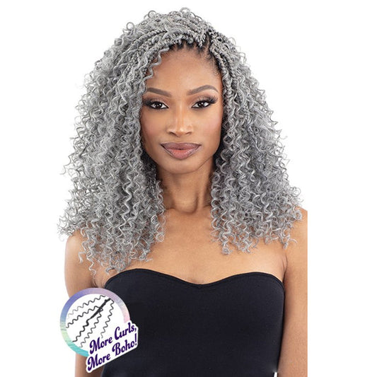 Freetress Pre-Looped Crochet Braid - 3X WATER CURL BOHO BRAIDS 12"