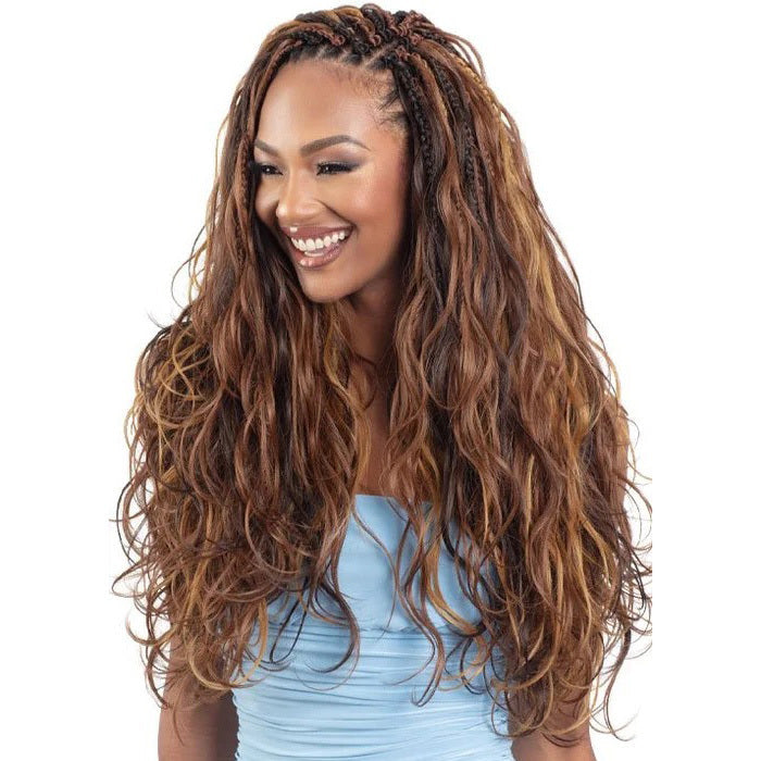 Shake N Go Organique Pre-Stretched Braids - BODY WAVE BULK 18" 2 Pcs