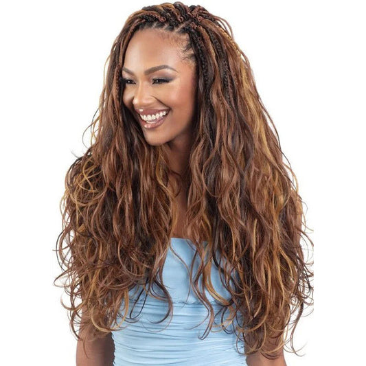 Shake N Go Organique Pre-Stretched Braids - BODY WAVE BULK 18" 2 Pcs