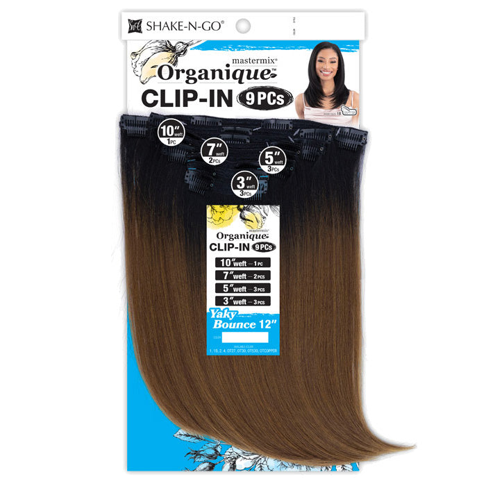 Shake N Go Organique Weave Clip-In 9 Pcs - YAKY BOUNCE 12"