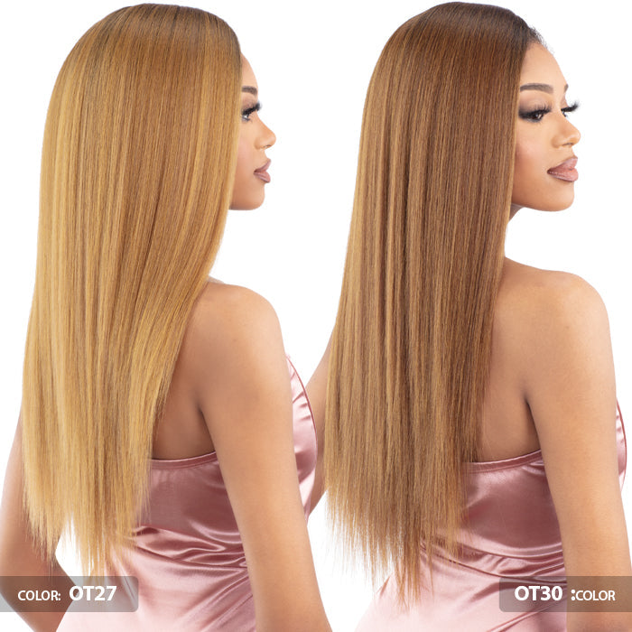 Shake N Go Organique Human Hair Blend Clip-In 9 PCS - YAKI STRAIGHT 18"