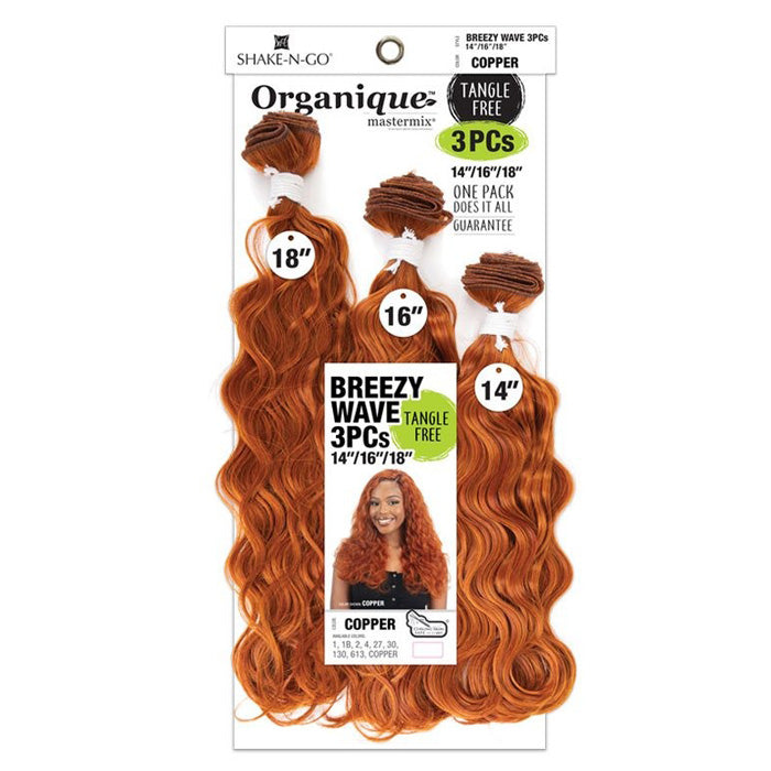 Shake-N-Go Organique MasterMix Weave - BREEZY WAVE 3pcs 14/16/18", 18/20/22"