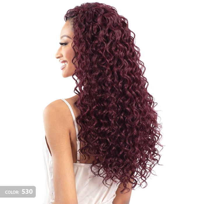 Shake N Go Organique Human Hair Blend Weave - SUNSET CURL 24"