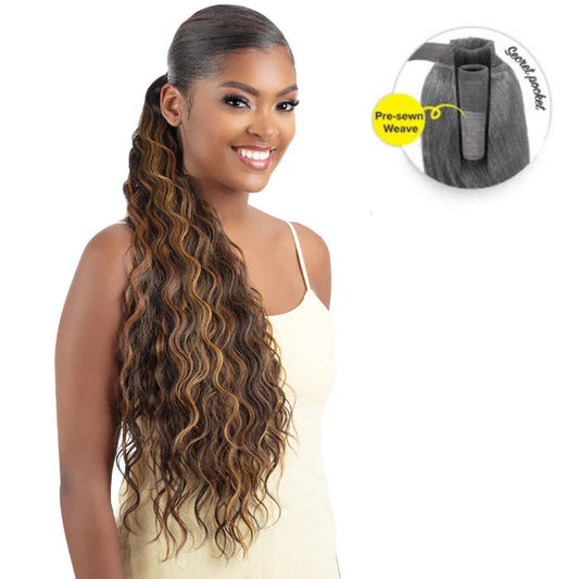 Shake N Go Organique Pony Pro Weave Ponytail - BREEZY WAVE 26"