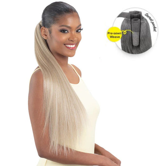 Shake N Go Organique Pony Pro Secret Pocket Ponytail - SLEEK ST 26"