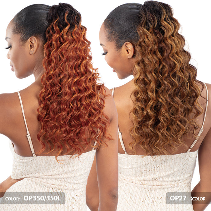 Shake N Go Que Drawstring Ponytail - Q-LOOSE DEEP 20"