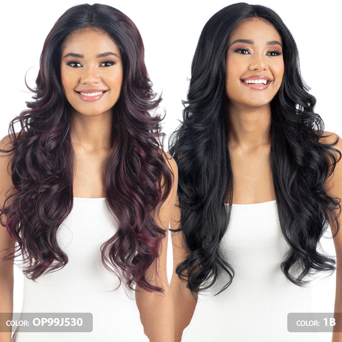 Shake N Go Legacy Human Hair Blend HD Lace Front Wig - FARRAH