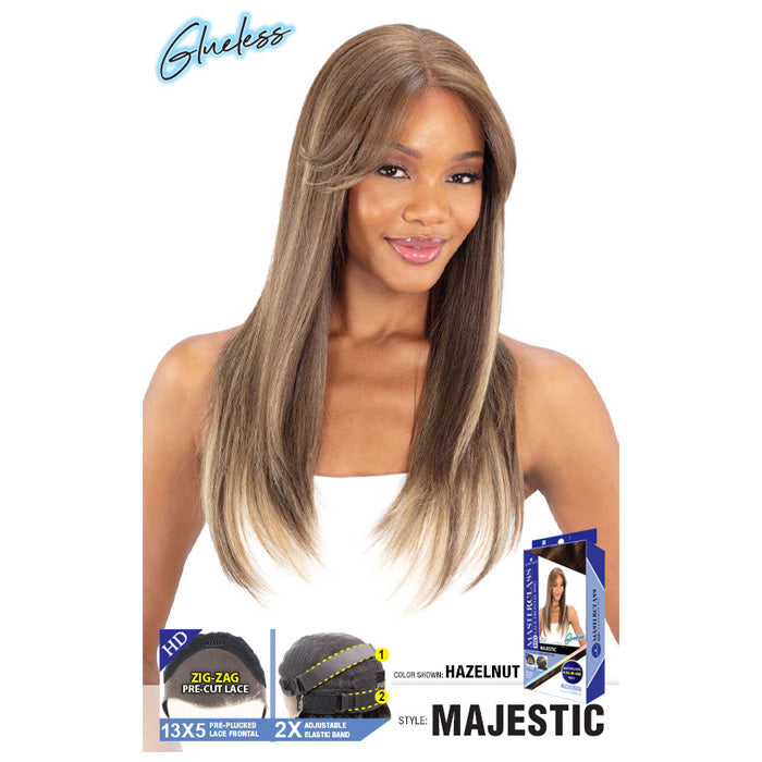 Shake N Go Masterclass Glueless 13x5 Pre-Plucked HD Lace Front Wig - MAJESTIC