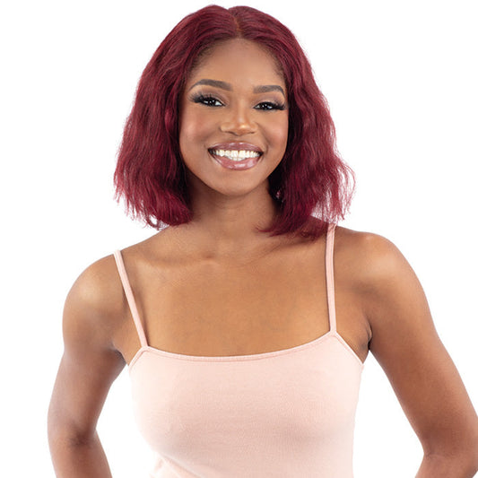 Shake N Go Golden 100% Human Hair Glueless 5" Deep HD Lace Front Wig - HAVEN