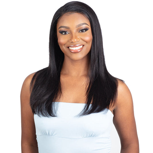 Shake N Go Glossy Glueless 100% Virgin Remy Hair 360 HD 13x4 Lace Frontal Wig - STRAIGHT 20"