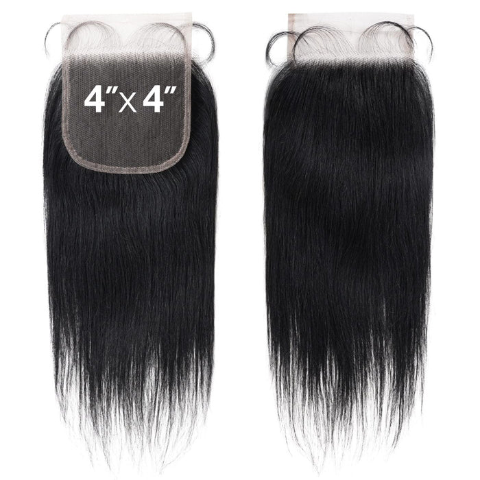 Milky Way Pure 100% Human Hair 4x4 HD Lace Closure - STRAIGHT 10"