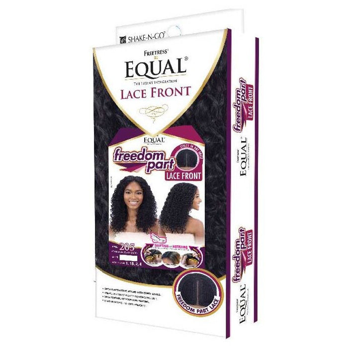 Shake N Go Freetress Equal Synthetic Lace Front Wig - FREE PART LACE 205