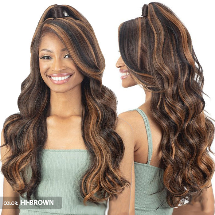 Shake N Go Equal Half Up 13x5 HD Illusion Lace Frontal Wig - HDL-09