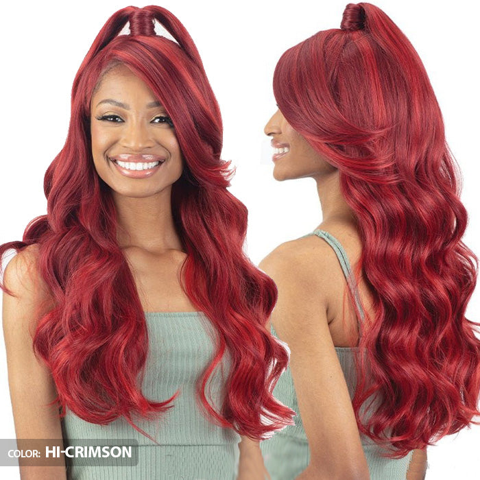 Shake N Go Equal Half Up 13x5 HD Illusion Lace Frontal Wig - HDL-09