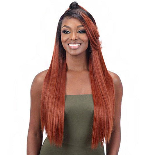 Shake N Go Equal Illusion Half Up 13x5 HD Lace Frontal Wig - HDL-10