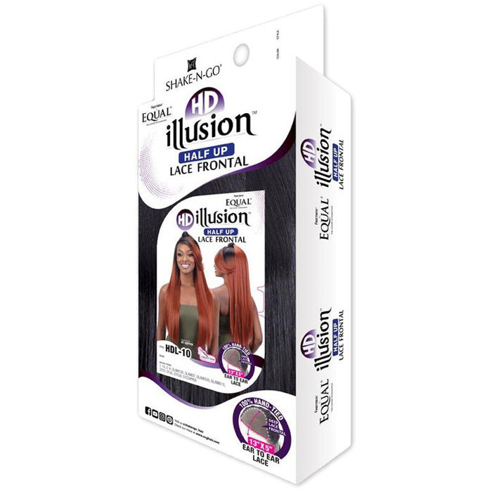 Shake N Go Equal Illusion Half Up 13x5 HD Lace Frontal Wig - HDL-10
