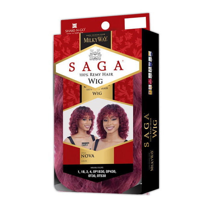Saga 100% Remy Human Hair Full Wig - NOVA