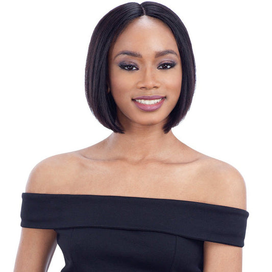 Shake-N-Go Brazilian Natural Human Hair Naked 5" Lace Part Wig - LEONI