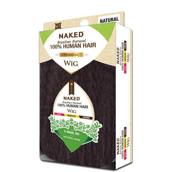 Shake-N-Go Naked Brazilian Natural 100% Human Hair Wig S-WAVE (M)