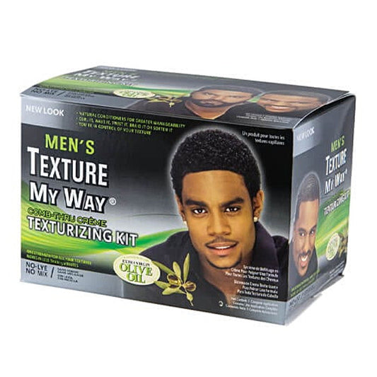 Africa's Best Men's Texture My Way Comb-Thru Creme Texturizing Kit
