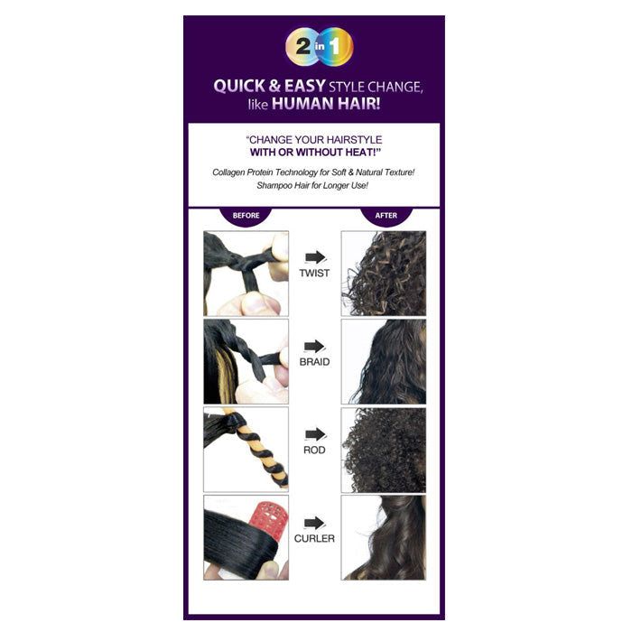 It's Ultima Amara Organic Protein Hair Weave - GODDESS TWIST 18/20/24"