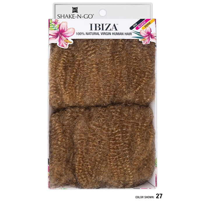 Shake N Go Ibiza 100% Natural Virgin Human Hair - AFRO KINKY BULK 12"-16"