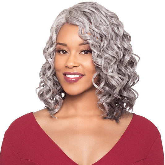 Foxy Silver Synthetic Wig LISA