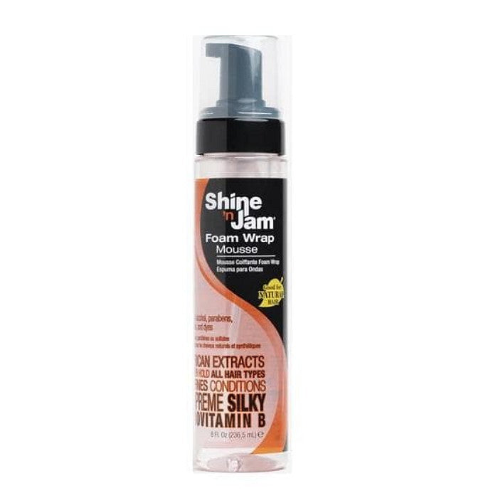 Ampro Shine N' Jam FOAM WRAP MOUSSE SUPERME HOLD 8OZ