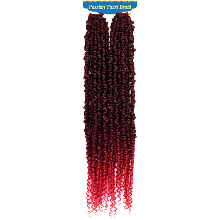 AliTress Pre-Looped Crochet Braids - PASSION TWIST 22" 2X