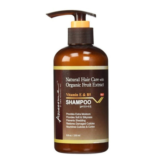Awesome Natural Hair Care Shampoo - ORGANIC FRUIT EXTRACT 8.8 oz