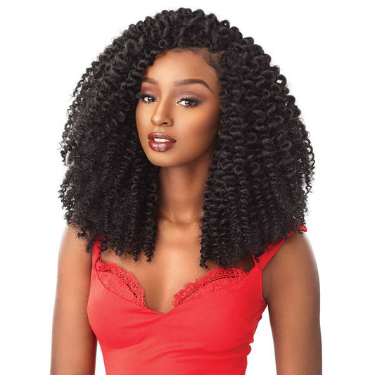 Sensationnel African Collection SNAP 3x Pre-Looped Crochet Braid BANTU KNOT OUT 12 Inch
