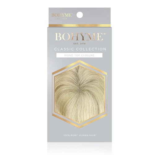 Bohyme 100% Remi Human Hair MONO TOP Closure - VELVET YAKI 12"