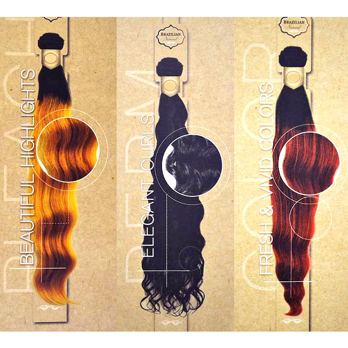 Bobbi Boss Bonela Brazilian 100% Virgin Remy Unprocessed Human Hair Weave - NATURAL WAVE 14-22"