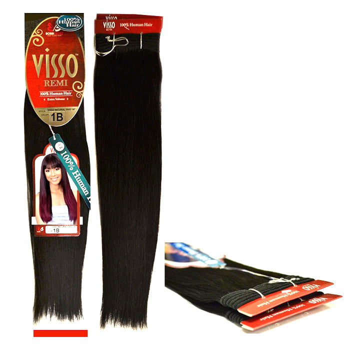Bobbi Boss Visso Remi 100% Human Hair Weave - PERM YAKY 10-18"
