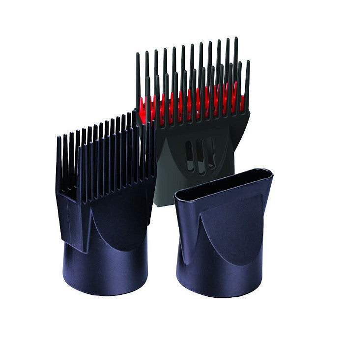 Red Handle-Less 2200 Ceramic Tourmaline Hair Dryer Combo