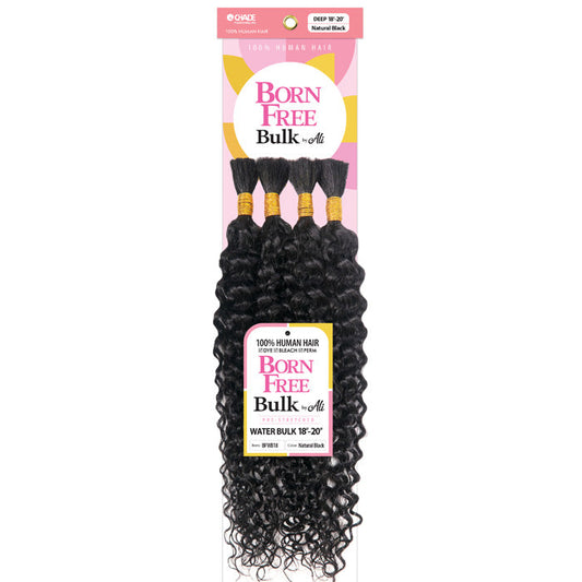Chade Born Free Bulk By Ali 100% Human Hair Braids - WATER BULK 18"-20"