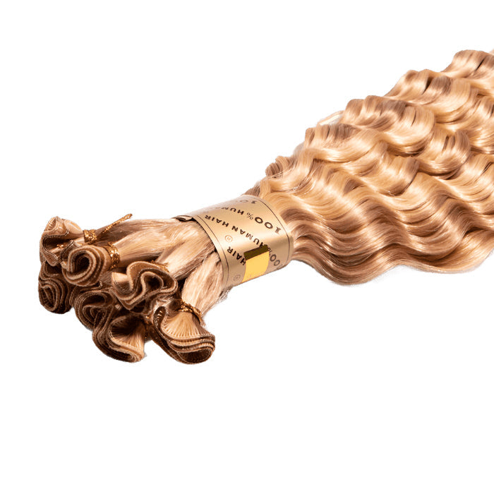 Bohyme Gold 100% Remy Human Hair Weave - DEEP WAVE 18"/22" (Hand-Tied)