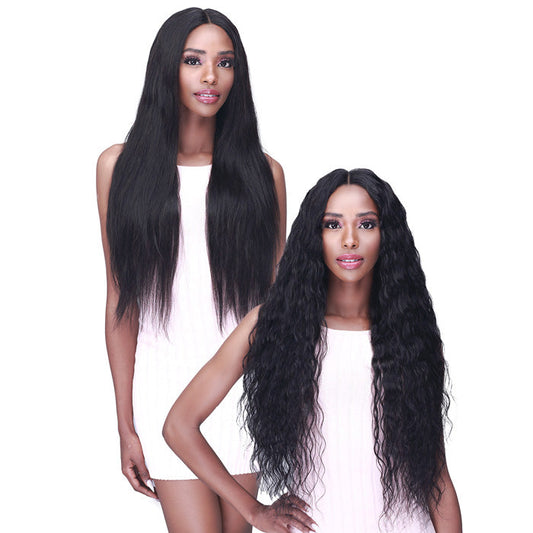 Bobbi Boss Bundle 100% Unprocessed Wet & Wavy Lace Part Closure - WW SPANISH WAVE 16"