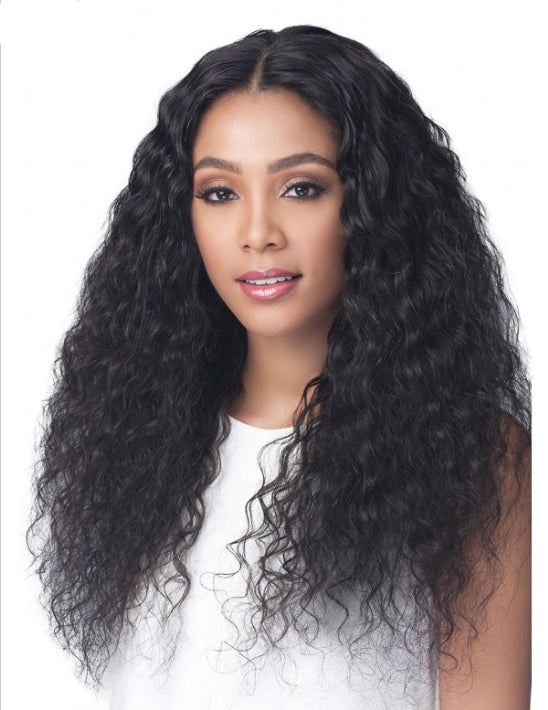 Bobbi Boss Unprocessed Virgin Remy Bundle Hair Full Lace Wig BNGLWNC28 Natural Curl 28"