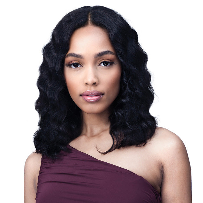 Bobbi Boss 100% Unprocessed Remy HD Lace Bundle Hair Wig - LOOSE DEEP 16"