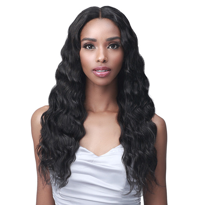 Bobbi Boss 100% Unprocessed Remy HD Lace Bundle Hair Wig - LOOSE DEEP 24"