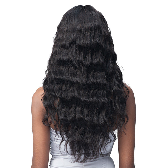 Bobbi Boss 100% Unprocessed Remy HD Lace Bundle Hair Wig - LOOSE DEEP 24"