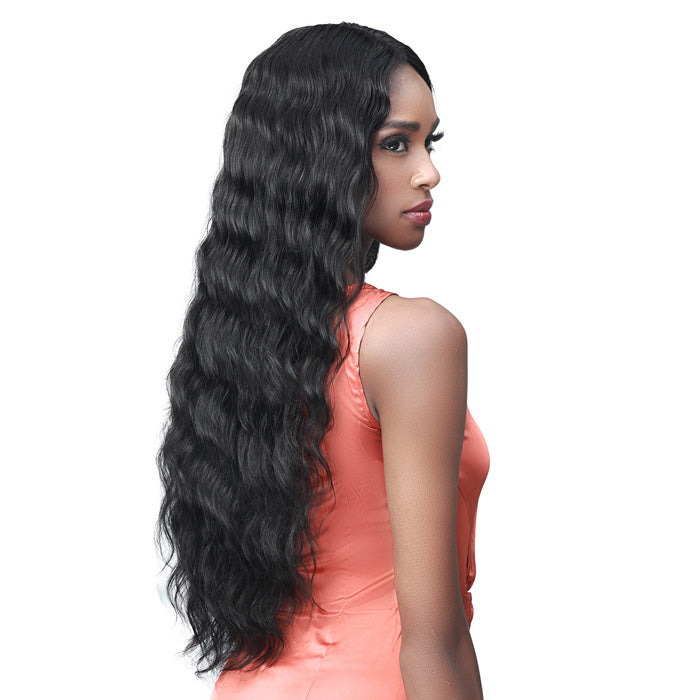 Bobbi Boss 100% Unprocessed Remy HD Lace Bundle Hair Wig - LOOSE DEEP 28"
