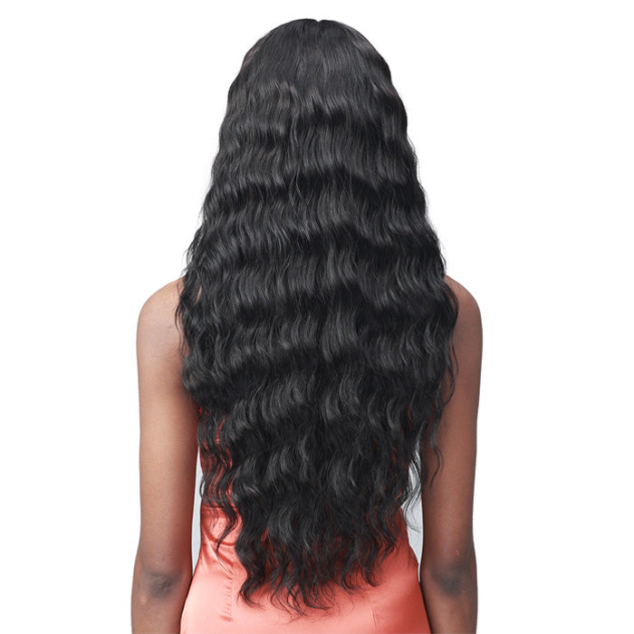 Bobbi Boss 100% Unprocessed Remy HD Lace Bundle Hair Wig - LOOSE DEEP 28"