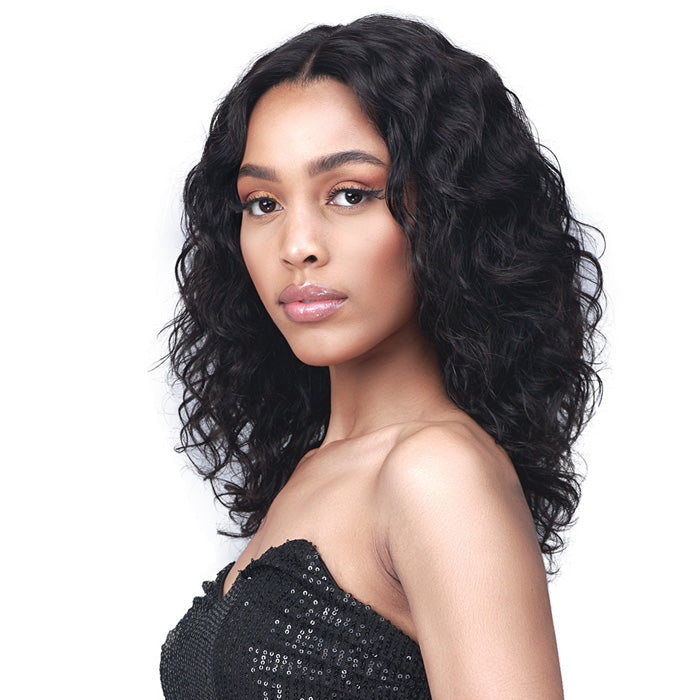 Bobbi Boss 100% Unprocessed Remy Hair Wet & Wavy HD Lace Wig - BUNDLE WET&WAVY 16